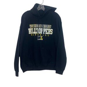 West Liberty University Hilltoppers Softball Hoodie Sweatshirt Large Black
